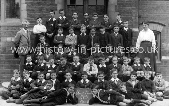 Class 3 photo, Christchurch Road School, Ilford, Essex. c.1912.